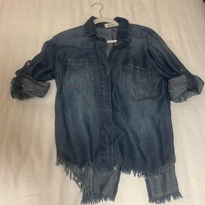 Bella Dahl denim button down shirt
